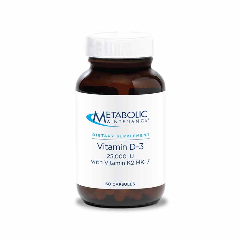 Vitamin D3 25,000 IU with K2 and M7, by Metabolic Maintenance