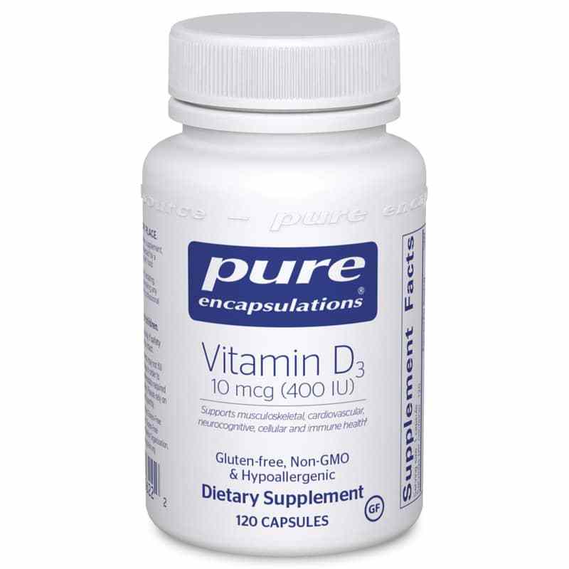Vitamin D3 400 IU, by Pure Encapsulations