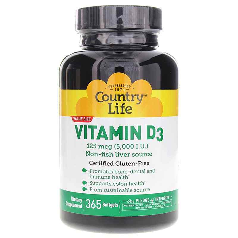 Vitamin D3 5000 IU, by Country Life