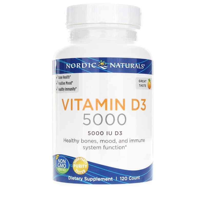 Vitamin D3 5000 IU, by Nordic Naturals