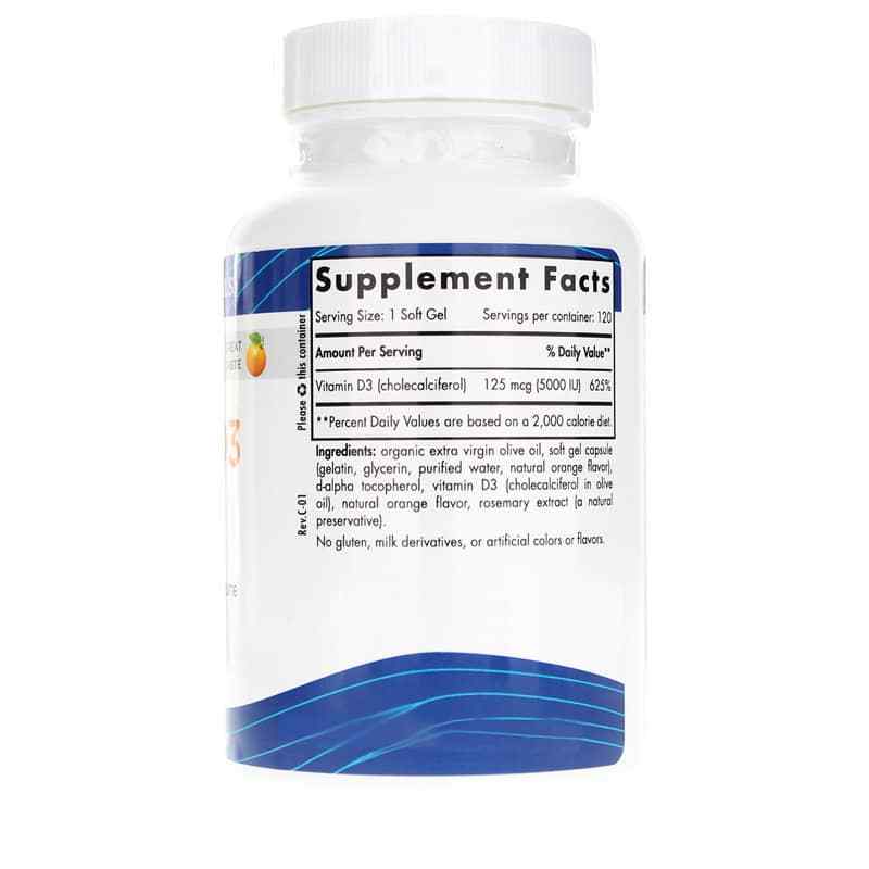 Vitamin D3 5000 IU, by Nordic Naturals, image #2