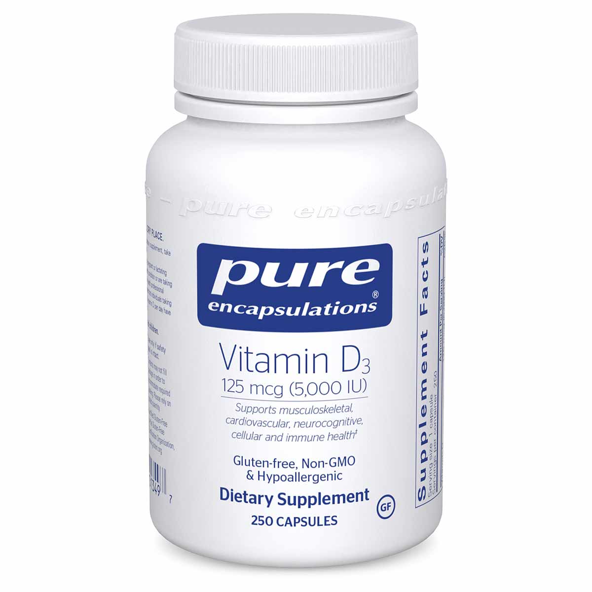 Vitamin D3 5000 IU, by Pure Encapsulations