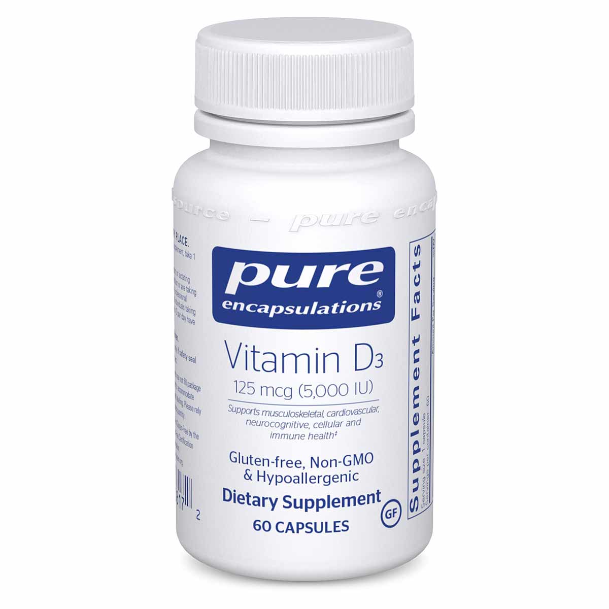 Vitamin D3 5000 IU, by Pure Encapsulations