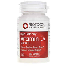 Vitamin D3 5,000 IU, by Protocol For Life Balance