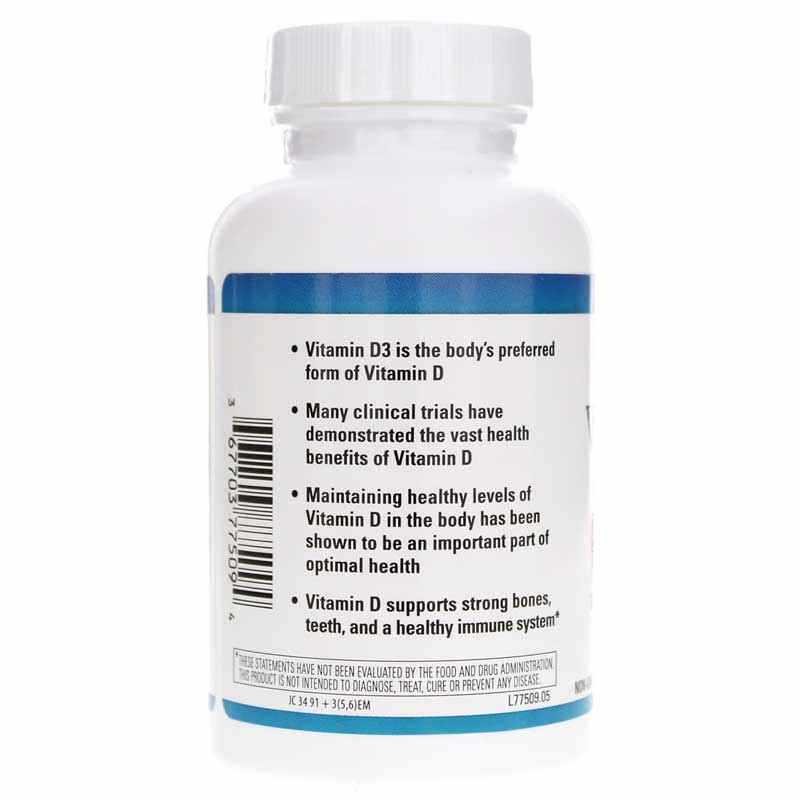 Vitamin D3 5,000 IU, by EuroMedica, image #3