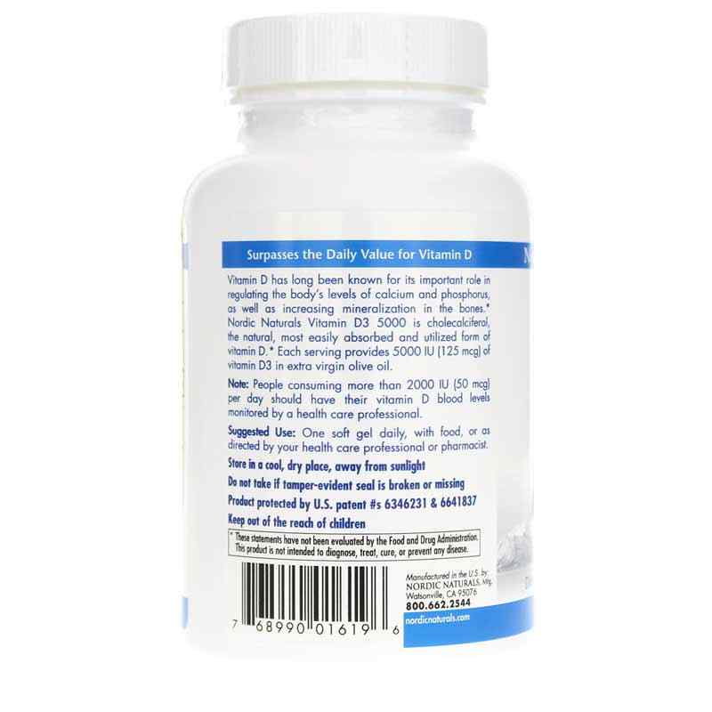 Vitamin D3 5000 IU Pro, by Nordic Naturals, image #3