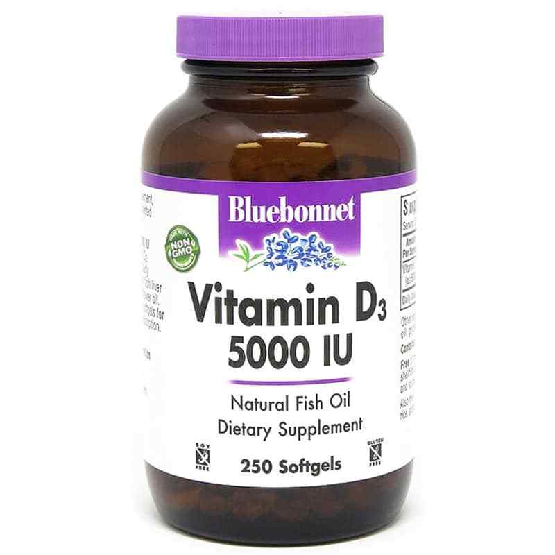 Vitamin D3 5000 IU, by Bluebonnet