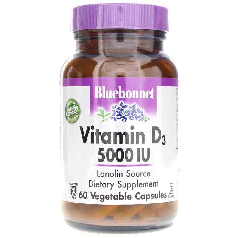 Vitamin D3 5000 IU, by Bluebonnet