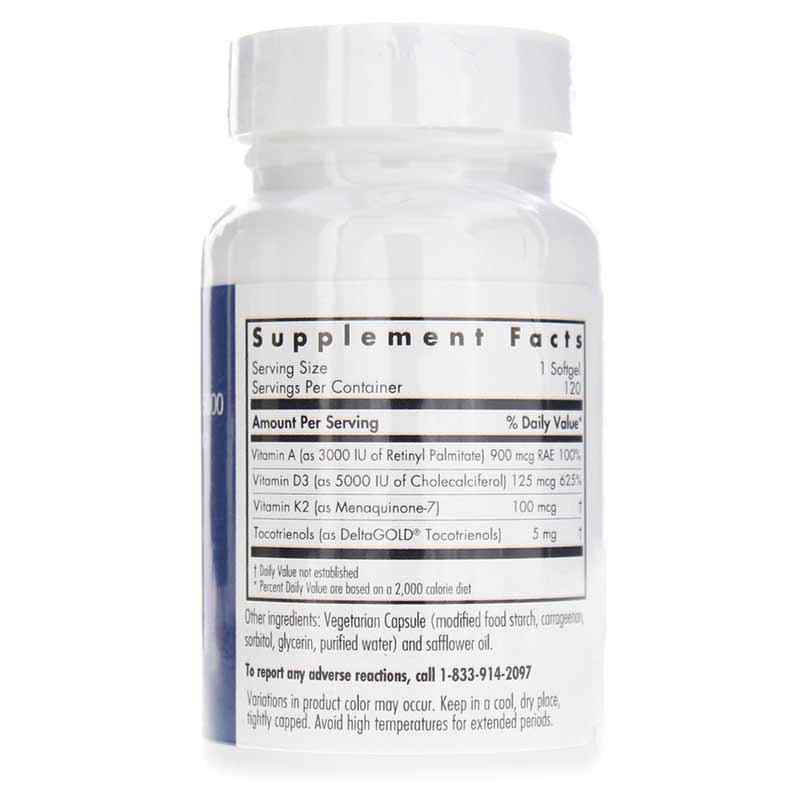Vitamin D3 Complete 5000 IU Softgels, 120 Softgels, by Allergy Research Group, image #2