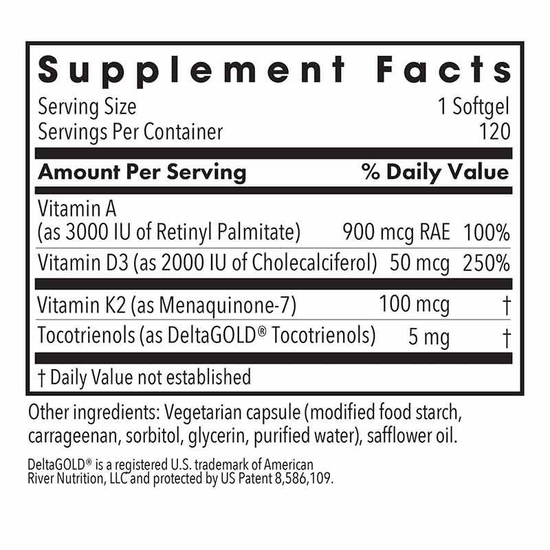 Vitamin D3 Complete Softgels, 60 Softgels, by Allergy Research Group, image #2