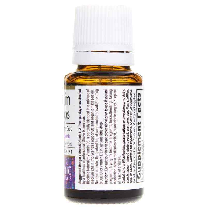 Vitamin D3 Drops 1000 IU, by Bioclinic Naturals, image #2