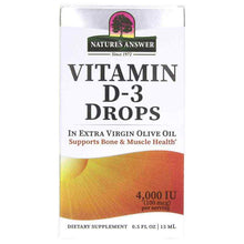 Vitamin D3 Drops, by Natures Answer