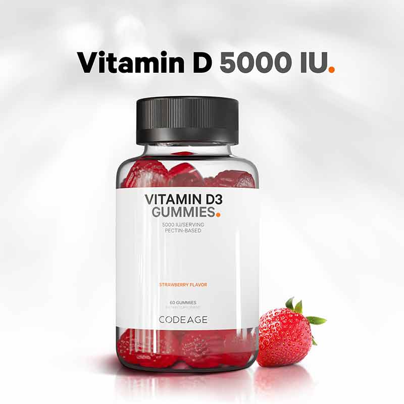 Vitamin D3 Gummies 5000 IU, by Codeage, image #4
