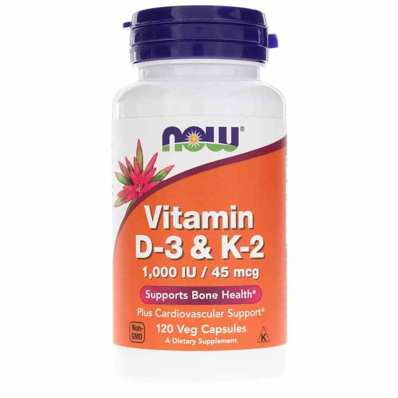 Vitamin D-3 & K-2, by NOW Foods