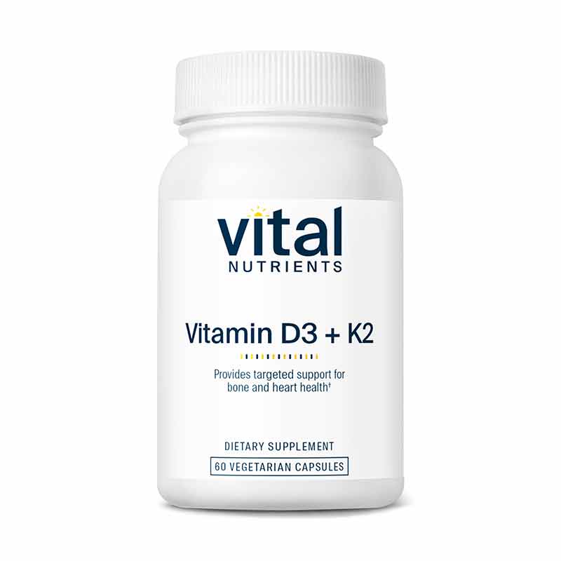 Vitamin D3 + K2, by Vital Nutrients