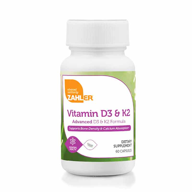Vitamin D3 & K2, by Zahler