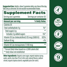 Vitamin D3 + K2 Gummies, by Megafood