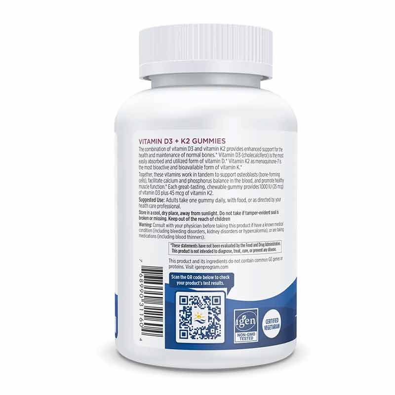 Vitamin D3 + K2 Gummies, by Nordic Naturals, image #2