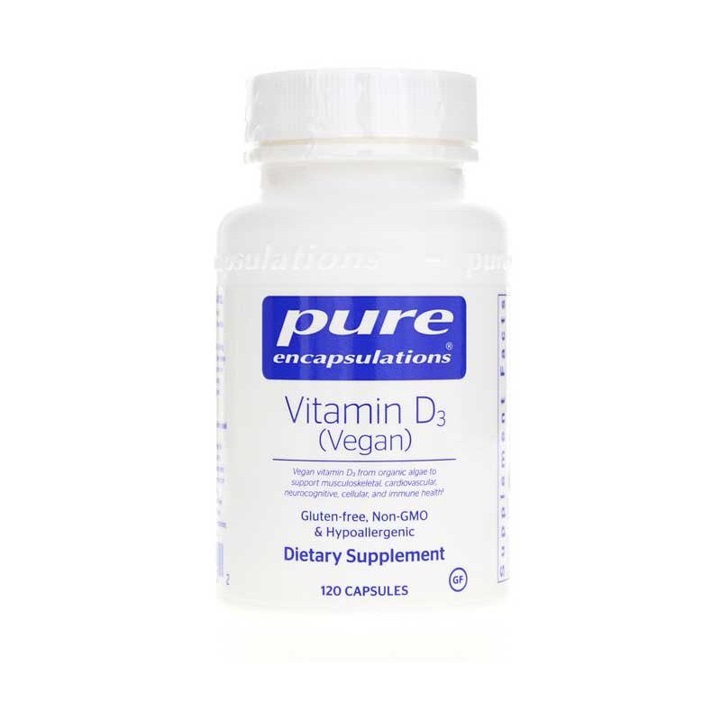 Vitamin D3 (Vegan) 50 Mcg, by Pure Encapsulations