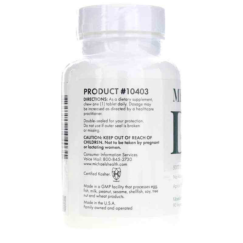 Vitamin D3 with Vitamin K2, 90 Vegetarian Tablets, by Michael's Health, image #3