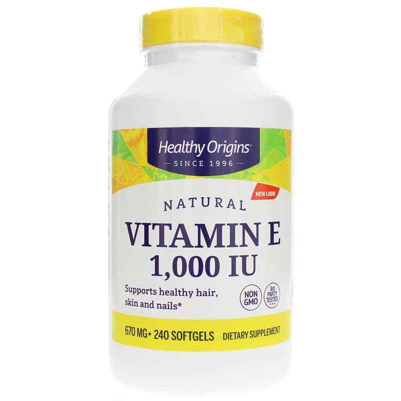 Vitamin E 1000 IU, by Healthy Origins