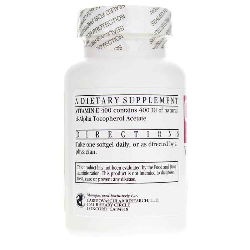 Vitamin E-400, by Cardiovascular Research, image #3