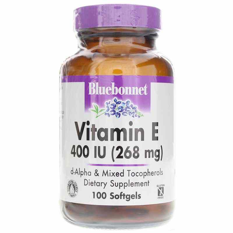 Vitamin E 400 IU (268 Mg), by Bluebonnet