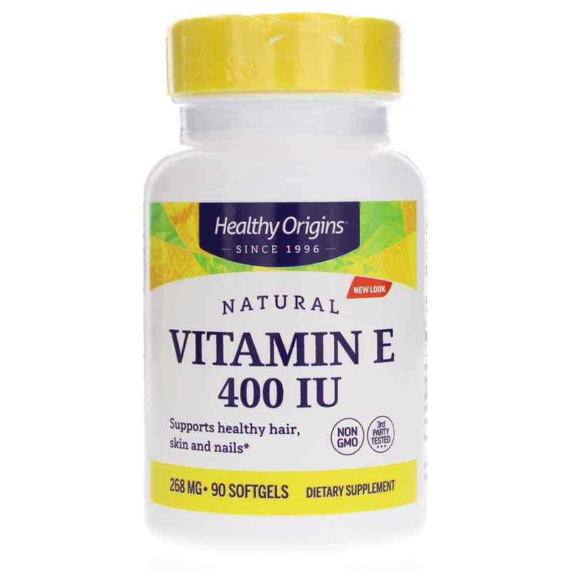 Vitamin E-400 IU Mixed Tocopherols, by Healthy Origins