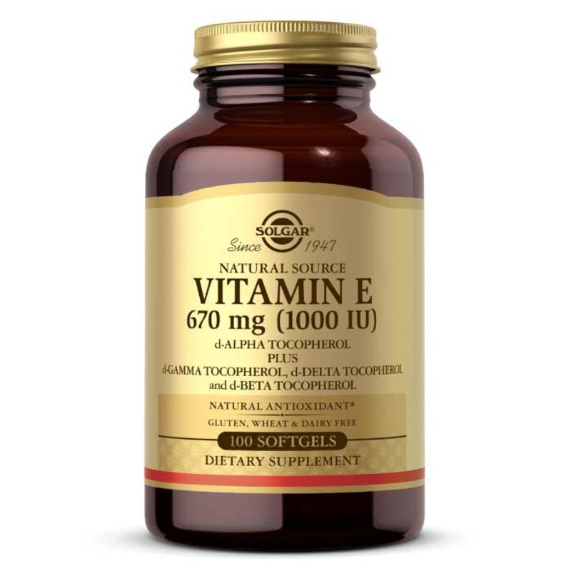 Vitamin E 670 Mg (1000 IU), by Solgar