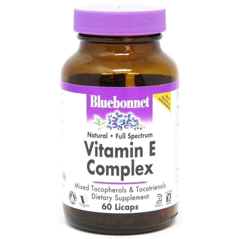 Vitamin E Complex, 60 Licaps, by Bluebonnet