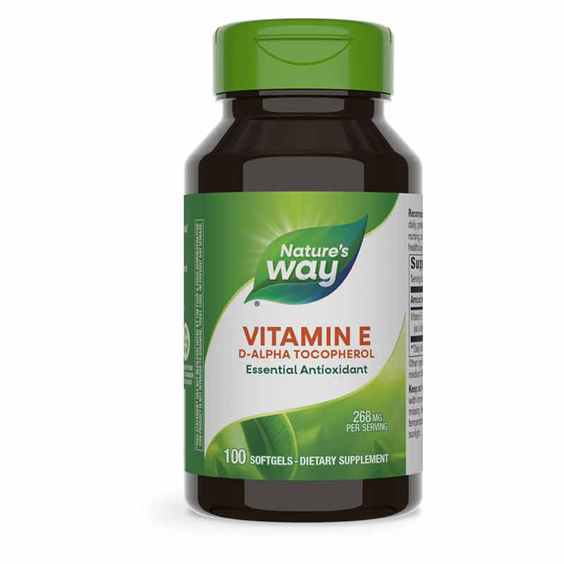 Vitamin E D-Alpha Tocopherol, 100 Softgels, by Natures Way