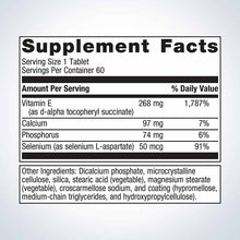 Vitamin E + Selenium, 60 Tablets, by Metagenics, image #2