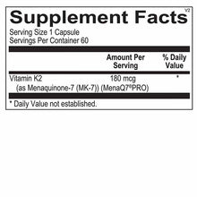 Vitamin K2 180 Mcg, by Ortho Molecular, image #2