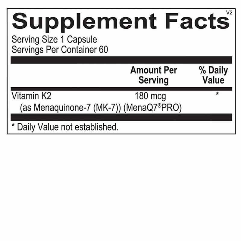 Vitamin K2 180 Mcg, by Ortho Molecular, image #2