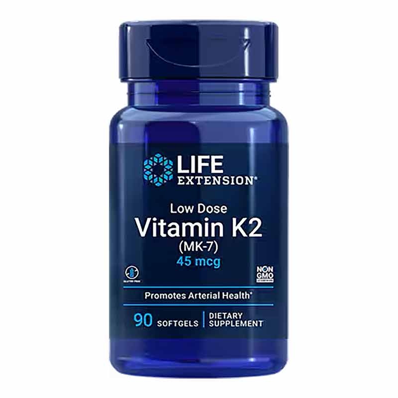 Vitamin K2 (MK-7) Low Dose 45 Mcg, by Life Extension