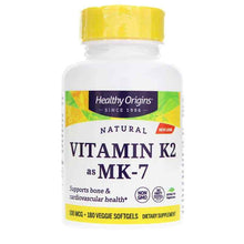 Vitamin K2 as MK-7 100 Mcg, by Healthy Origins