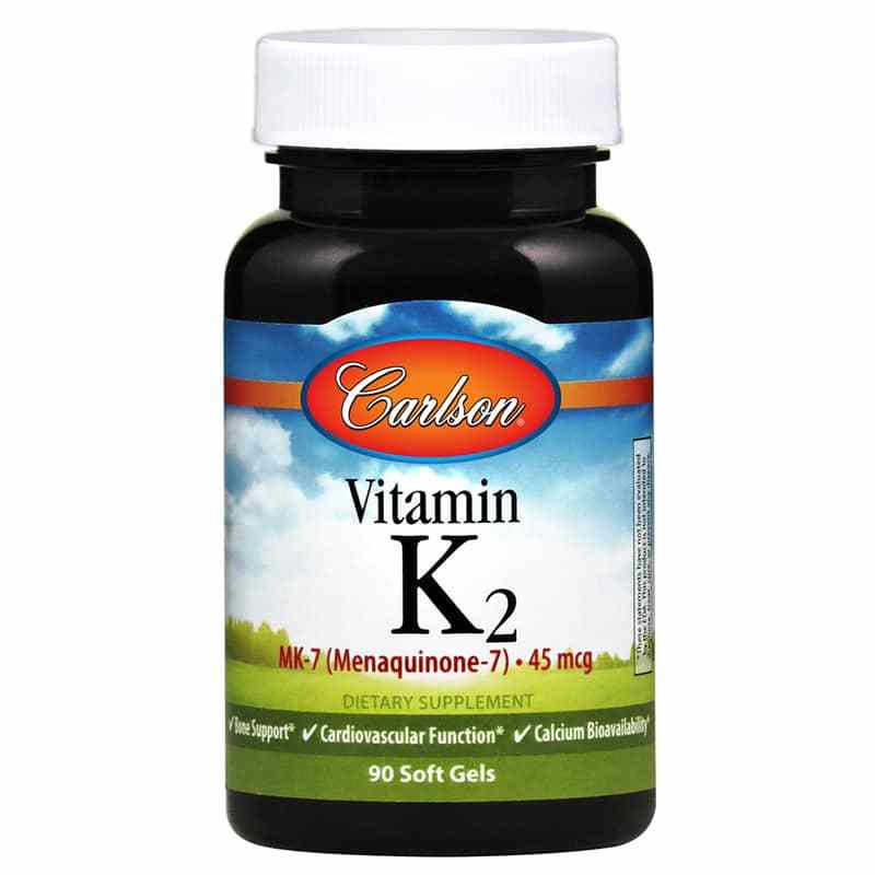 Vitamin K2 (as MK-7) 45 Mcg, by Carlson Labs