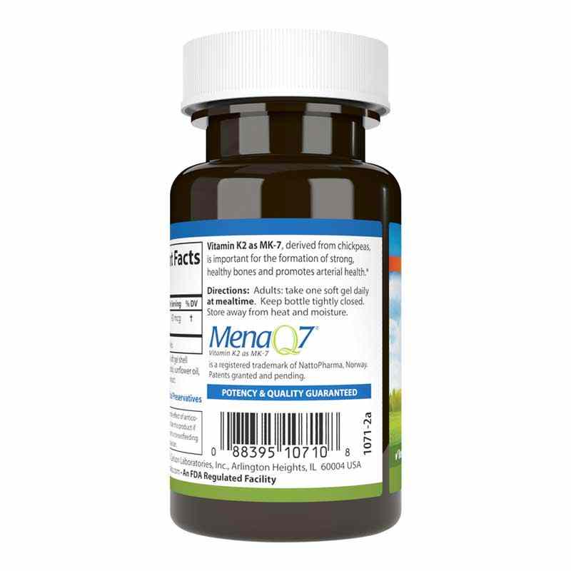 Vitamin K2 (as MK-7) 90 Mcg, 120 Softgels, by Carlson Labs, image #3