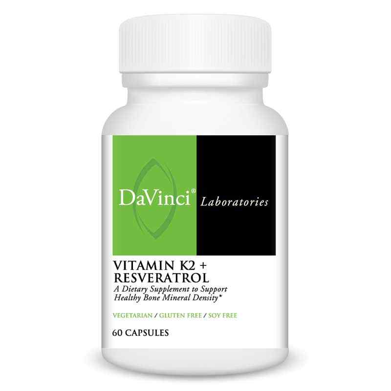 Vitamin K2 + Resveratrol, by DaVinci Labs
