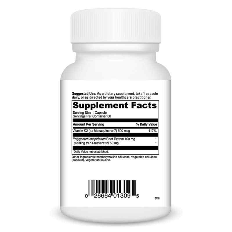 Vitamin K2 + Resveratrol, by DaVinci Labs, image #2
