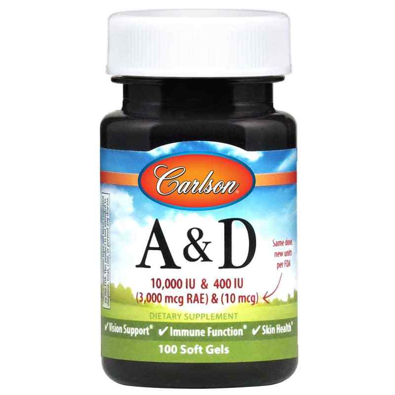 Vitamins A & D, by Carlson Labs