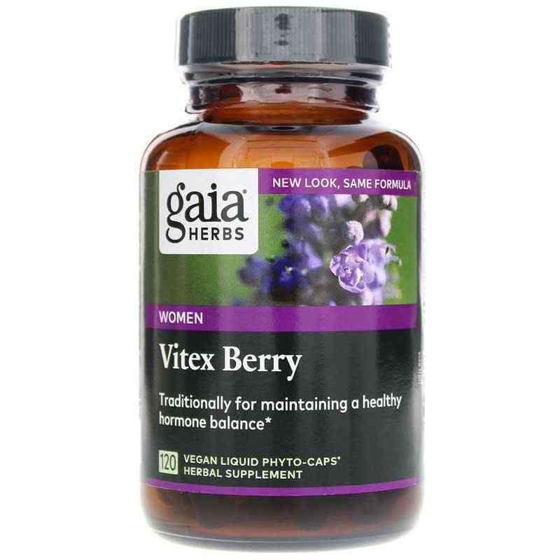 Vitex Berry, 120 Liquid Phyto Caps, by Gaia Herbs