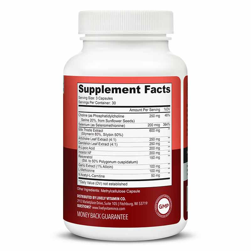 Viva La Liver, 90 Capsules, by Lively Vitamin Co, image #2