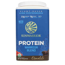 Warrior Blend Organic Protein, Chocolate, 1.65 Lbs, by Sunwarrior