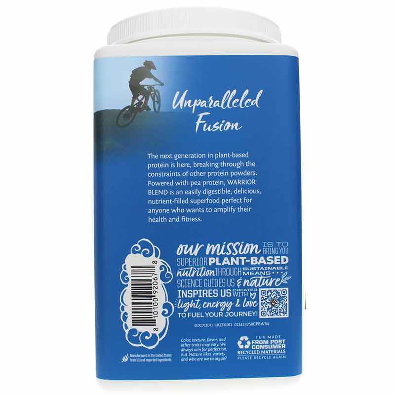 Warrior Blend Organic Protein, Chocolate Peanut Butter, 1.65 Lbs, by Sunwarrior, image #3
