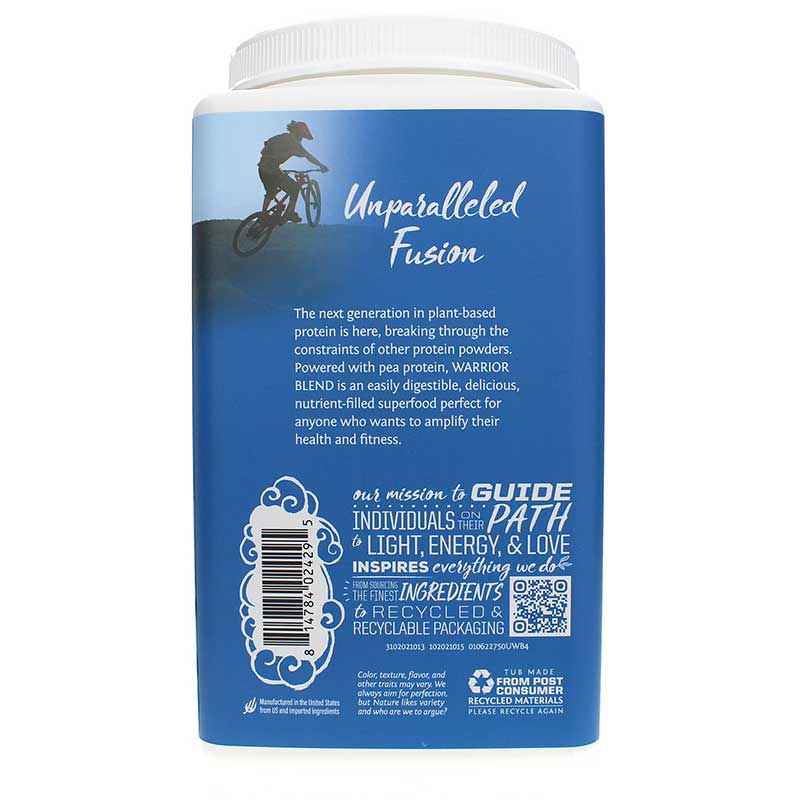 Warrior Blend Organic Protein, Unflavored, 1.65 Lbs, by Sunwarrior, image #3
