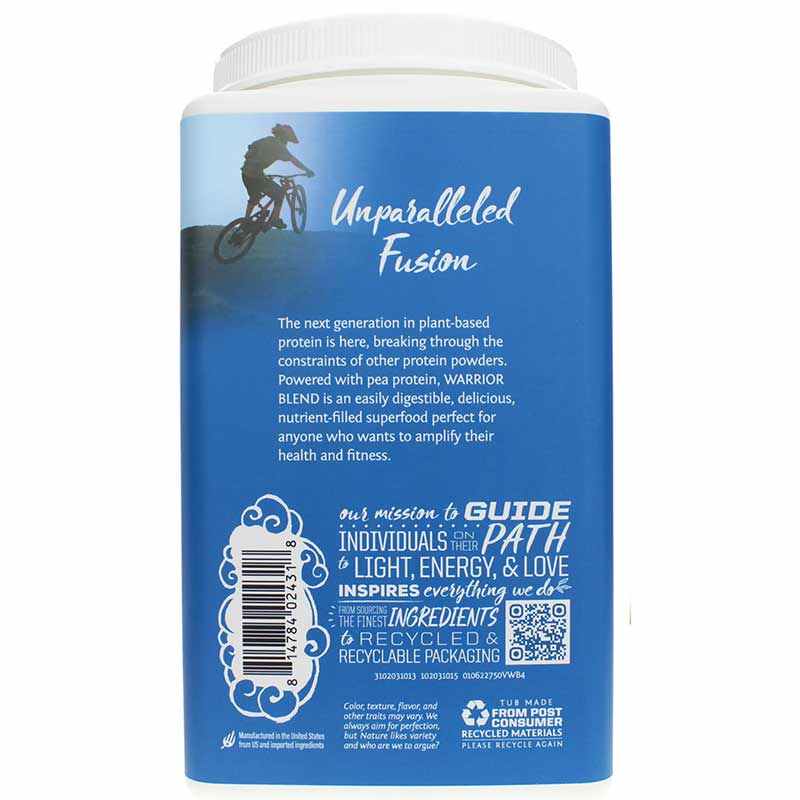 Warrior Blend Organic Protein, Vanilla, 1.65 Lbs, by Sunwarrior, image #3