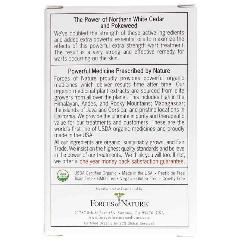 Wart Control Extra Strength, by Forces Of Nature, image #3