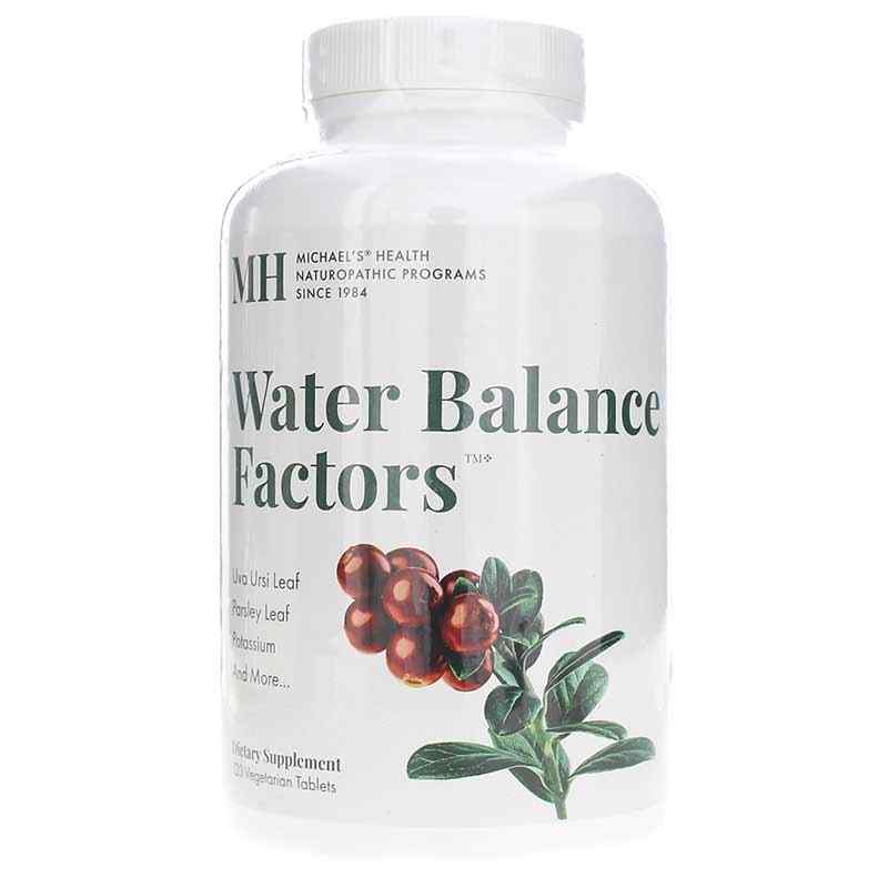 Water Balance Factors, 120 Veg Tablets, by Michael's Health