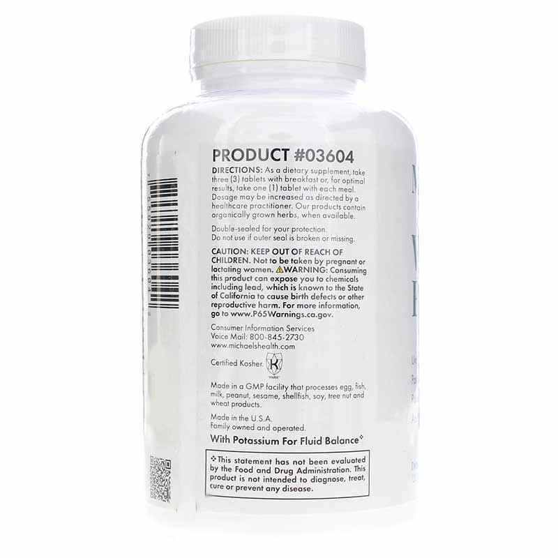 Water Balance Factors, 120 Veg Tablets, by Michael's Health, image #3